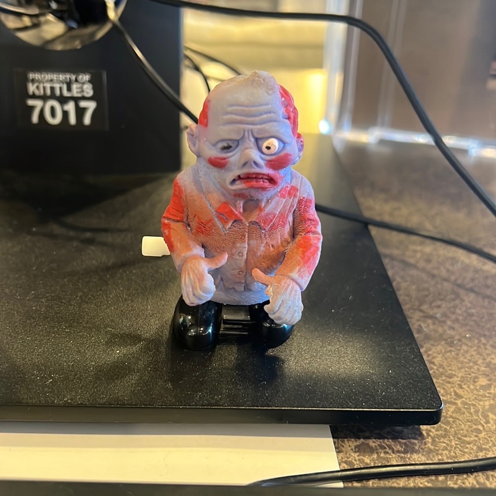 Wind up toy zombie